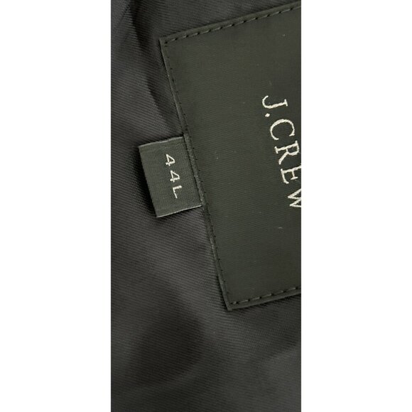 J.Crew Ludlow Blazer Gray Plaid Wool Blend With Notch Lapel Size 44 - Picture 9 of 11